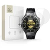 „Tech-Protect Glass Fit+“ 2 grūdinto stiklo pakuotė, skirta „Huawei Watch GT 6 Pro 46mm“ – skaidri.