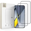 Tech-Protect Glass Fit+ 2-pack skirtas Xiaomi Poco F8 Pro – juodas