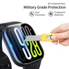 „Tech-Protect Glass Fit+“ 2 grūdintų stiklų pakuotė, skirta „Huawei Watch Fit 4 Pro“ – skaidri