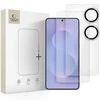 apsauginis stiklas Tech-Protect Glass Set+ 3-pack skirta Samsung Galaxy S25 Edge – skaidrus
