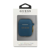 Apple AirPods Guess silikoninis Glitter (GUACCSILGLBL) ausinių dėklas mėlynos spalvos