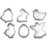 Guardini Cookie and gingerbread cutter set 6 pcs. Easter 5-6x2cm