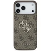 Guess 4G didelio logotipo dėklas iPhone 17 Pro Max rudas