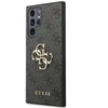Guess 4G didelio metalinio logotipo dėklas Samsung Galaxy S24 Ultra - juodas