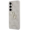 Guess PU 4G Metal Logo dėklas skirtas Samsung Galaxy S26 rožinės spalvos