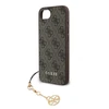 Guess 4G Charm dėklas skirtas Apple iPhone 16e Tone on Tone Brown