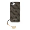 Guess 4G Charm dėklas skirtas Apple iPhone 16e Tone on Tone Brown