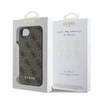 Guess 4G Charm dėklas skirtas Apple iPhone 16e Tone on Tone Brown