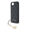 Guess 4G Charm dėklas skirtas Apple iPhone 16e Tone on Tone Pilkas