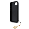 Guess 4G Charm dėklas skirtas Apple iPhone 16e Tone on Tone Pilkas
