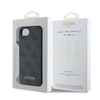 Guess 4G Charm dėklas skirtas Apple iPhone 16e Tone on Tone Pilkas