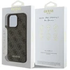 Guess 4G Charm Apple iPhone 16 Pro Max Tone on Tone dėklas telefonui rudos spalvos
