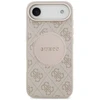 Dėklas Guess 4G Circle Classic Logo MagSafe skirtas Apple iPhone Air rožinės spalvos