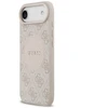Dėklas Guess 4G Circle Classic Logo MagSafe skirtas Apple iPhone Air rožinės spalvos