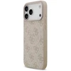 Guess PU odos 4G Colored Ring MagSafe dėklas skirtas iPhone 17 Pro Max Rožinė