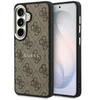 Dėklas Guess 4G Gold Frame phone case for Samsung Galaxy S26+ (S947) ruda