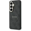 „Guess 4G Gold Frame“ telefono dėklas, skirtas „Samsung Galaxy S26“ (S942), juodas