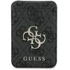 Dėklas Guess 4G Metal Logo MagSafe Cardslot Stand juodos spalvos