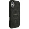 GUESS dėklas, skirtas IPHONE 17, suderinamas su MagSafe GUHMP17SG4GFRK (PU 4G Ring Classic Logo) juodas