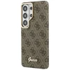 Dėklas Guess 4G Script Metal Logo phone case with MagSafe support for Samsung Galaxy S26 Ultra (S948) ruda