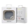Guess 4G Script PC/PU Charm dėklas skirtas AirPods 3 juodos spalvos