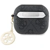 Guess 4G Script PC/PU Charm dėklas skirtas AirPods 3 juodos spalvos