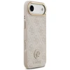 Guess 4G „Strass Logo & Big Strap“ telefono dėklas su MagSafe palaikymu, skirtas iPhone 17 Air, rožinis