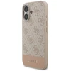 Guess 4G dryžuotas telefono dėklas iPhone 17, rožinis