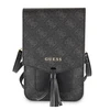 Dėklas Guess 4G Wallet Universal Case juodos spalvos