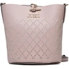 Guess, Amara Bucket, dirbtinės odos, tekstilinis krepšys, pudros spalvos, HWXG8493010, moterims, 18/23 x 20 x 14 / 14/18 x 18 x 7 cm