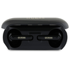 Guess ausinės Bluetooth GUTWSC2MCDSK TWS juodos spalvos Elongated Metalic Printed Logo