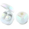 Guess Bluetooth ausinės GUTWSJ144ESH TWS + docking station baltos spalvos Iridescent 4G Printed Logo