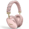 Guess GCube Metallic Script Logo dėklas telefonui mėlynos spalvostooth on-ear ausinės - dėklas telefonui rožinės spalvos