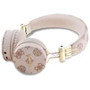 Guess ausinės Bluetooth ENC GUBH70EPOSMW rudos spalvos Peony Script Round Shape