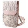 Guess krepšys telefonui GUWBHGCFSEP pink Piniginė GCube Stripe