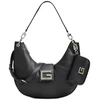 Guess, Brightside, Polyurethane, Textile Bag, Mini, Juodas, For Women