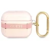 Apple AirPods 3 ausinių dėklas Guess AirPods Strap Collection (GUA3HHTSP) rožinės spalvos