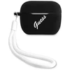 Dėklas Guess GUACAPLSVSBW AirPods Pro dangtelis juodas/baltas Silicone Vintage