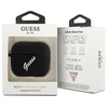 Dėklas Guess GUACAPLSVSBW AirPods Pro dangtelis juodas/baltas Silicone Vintage