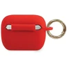 Dėklas Guess Silicone Glitter Case for AirPods Pro - Raudona