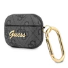 Apple AirPods Pro Guess 4G Script Metal Collection (GUAP4GSMK) ausinių dėklas pilkos spalvos