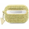 Dėklas Apple AirPods Pro Guess Hardcase Rhinestone Triangle (GUAPHDGTPD) aukso spalvos