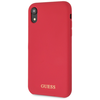 Guess GUHCI61LSGLRE iPhone XR raudonas/raudonas kietas silikoninis dėklas