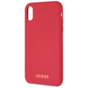 Guess GUHCI61LSGLRE iPhone XR raudonas/raudonas kietas silikoninis dėklas
