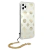 Guess Peony Chain dėklas iPhone 11 Pro telefonui, aukso spalvos