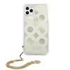 Guess Peony Chain dėklas iPhone 11 Pro telefonui, aukso spalvos