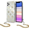 Guess Peony Chain dėklas iPhone 11 Pro telefonui, aukso spalvos
