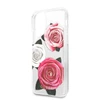 Apple iPhone 11 Pro Guess dėklas Flower Desire Rožinė &amp; Baltas Rose skaidrus