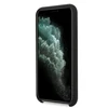 - „Guess GUHCN65LSLMGBK iPhone 11 Pro Max“ juodas / ryškus kietas dėklas Silikoninis vintage auksinis logotipas