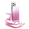 Guess GUHCN65WO4GPI iPhone 11 Pro Max rožinis / rausvas kietas dėklas 4G gradientas